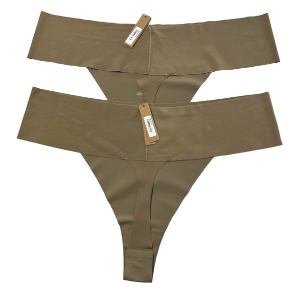 SKIMS Naked Thong Lot of 2 Desert Womens 3X - Picture 4 of 10